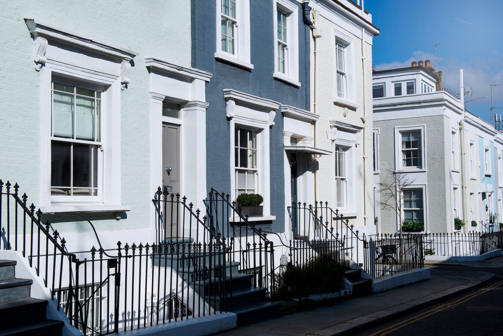 Row of town houses